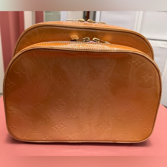 Louis Vuitton Yellow/Carmel/Nude Vernis Murray Backpack- Authentic with COA - Picture 2 of 14